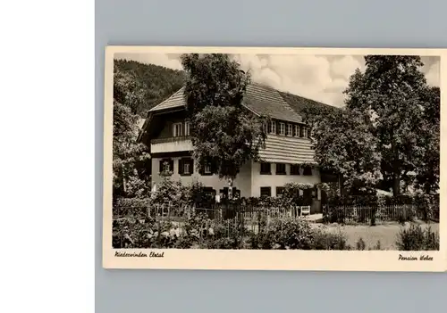 Niederwinden Elztal Pension Weber / Winden im Elztal /Emmendingen LKR