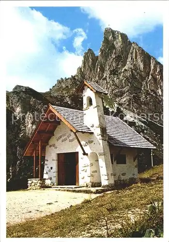 Passo Falzarego Sasso di Stria Kapelle Dolomiten