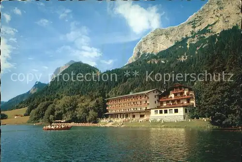 Hintersee Berchtesgaden Hotel Post Kat. Berchtesgaden