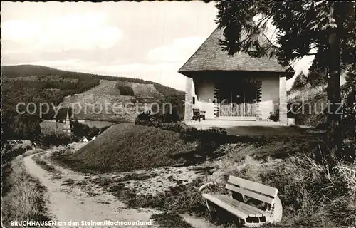 Bruchhausen Sauerland Gasthaus Pension Kesting Kat. Olsberg