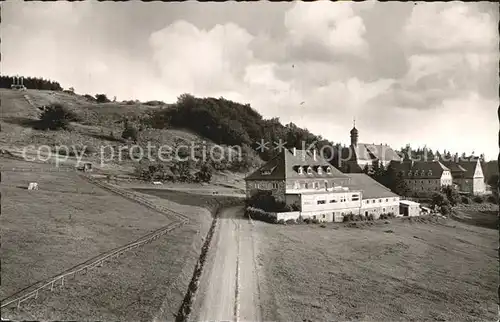 Kreuzberg Rhoen Kreuzberghotel Braun und Kloster  Kat. Gersfeld (Rhoen)