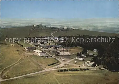 Wasserkuppe Rhoen Fliegeraufnahme Kat. Poppenhausen (Wasserkuppe)