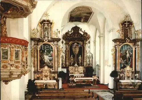 Kreuzberg Rhoen Barock Klosterkirche Inneres Kat. Gersfeld (Rhoen)