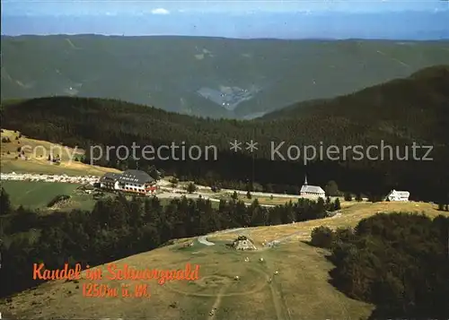 Kandel Waldkirch Breisgau Berghotel Kandel Fliegeraufnahme Kat. Waldkirch