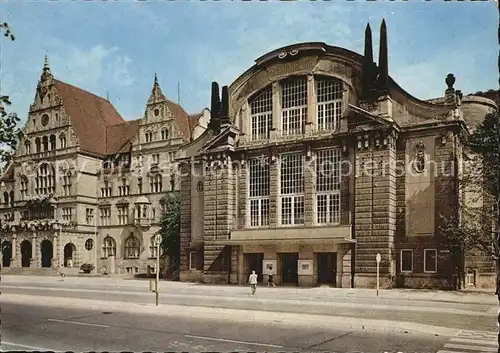 Bielefeld Theater und Rathaus Kat. Bielefeld