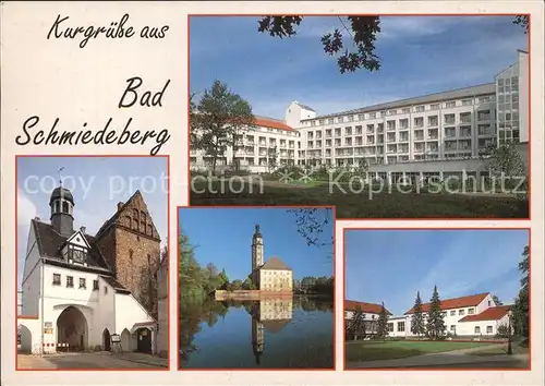 Bad Schmiedeberg Reha Klinik Wasserschloss Kurmittelhaus Kat. Bad Schmiedeberg Duebener Heide