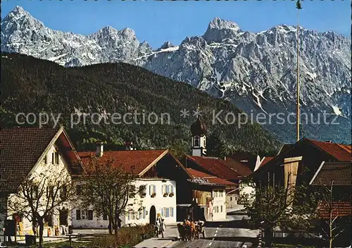 Kruen Gegen Karwendelgebirge Kat. Kruen