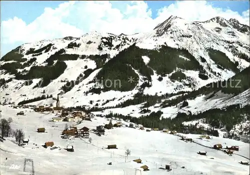 Mittelberg Kleinwalsertal mit Hammerspitze Kat. Oesterreich