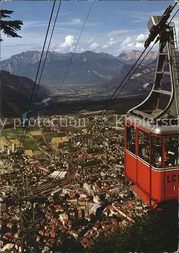 Chur GR Luftseilbahn Brambrueesch Kat. Chur