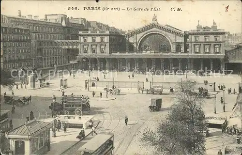 Paris La Gare de l Est Kat. Paris