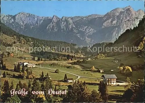 Heutal Unken Land Salzburg Reiter Steinberge  Kat. Unken