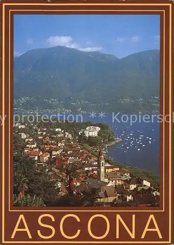 Ascona Lago Maggiore Panorama 