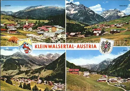 Riezlern Kleinwalsertal Vorarlberg Hirschegg Baad Mittelberg Kat. Mittelberg