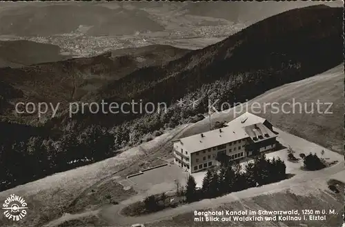 Kandel Waldkirch Breisgau Berghotel Kollnau Kat. Waldkirch