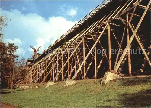 Schoenebeck Elbe Volksbad Salzelmen Gradierwerk Kat. Schoenebeck