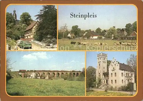 Steinpleis Roemertalbruecke Schloss  Kat. Werdau
