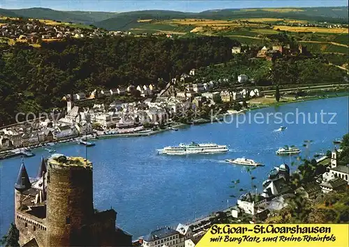 Goar St Burg Katz Ruine Rheinfels Kat. Sankt Goar