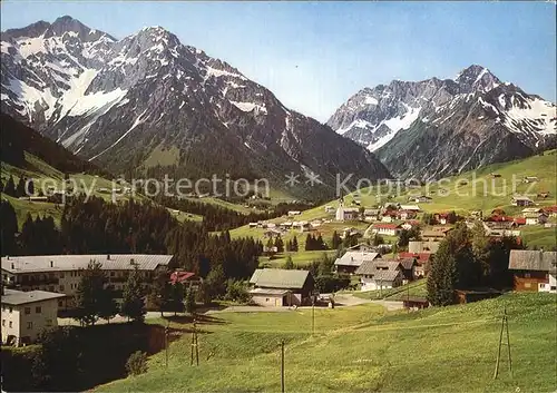 Hirschegg Kleinwalsertal Vorarlberg Elferkopf Zwoelferkopf Widderstein Kat. Mittelberg