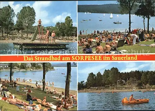 Sorpesee Sauerland Strandbad  Kat. Sundern (Sauerland)