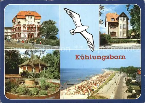 Kuehlungsborn Ostseebad Strand Ansichten Kat. Kuehlungsborn