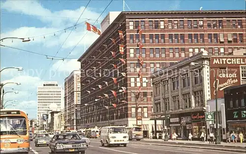 Winnipeg Portage Avenue Looking East Kat. Winnipeg