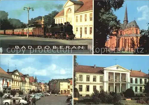 Doberan Bad Baederbahn Markt Klosterkirche Moorbad Kat. Bad Doberan