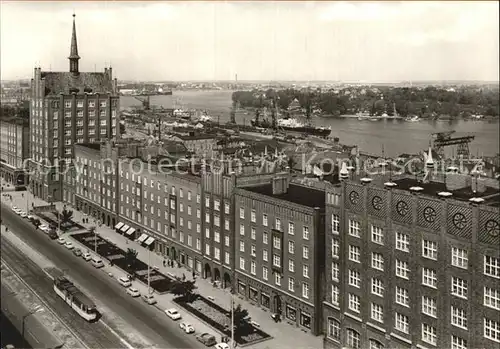 Rostock Mecklenburg Vorpommern Lange Strasse Stadthafen Kat. Rostock