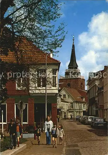 Aurich Ostfriesland Burgstrasse Lambertikirche Kat. Aurich