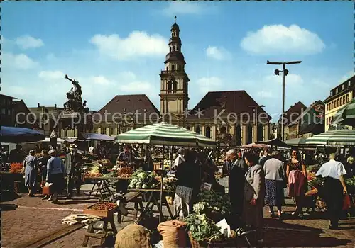 Mannheim Altes Rathaus Markt Kat. Mannheim