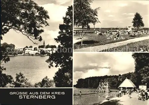 Sternberg Mecklenburg Warin Glammsee Brueel Waldbad Roter See Kat. Sternberg Mecklenburg