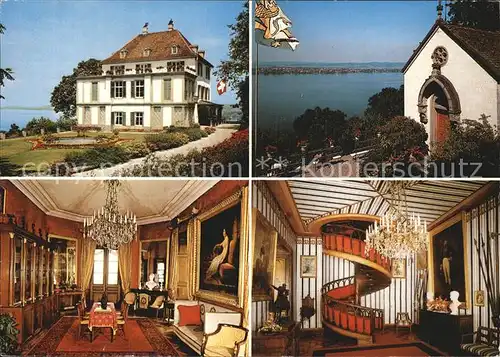 Konstanz Bodensee Schloss Bibliotheksalon Koenigin Hortense Kapelle Vestibuehl Kat. Konstanz