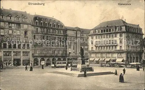 Strassburg Elsass Kleberplatz Denkmal Statue Place Kleber Monument Kat. Strasbourg