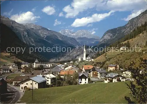 Zernez GR Panorama Kat. Zernez