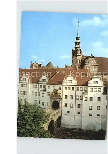 Torgau Eingang zum Schloss Hartenfels Kat. Torgau