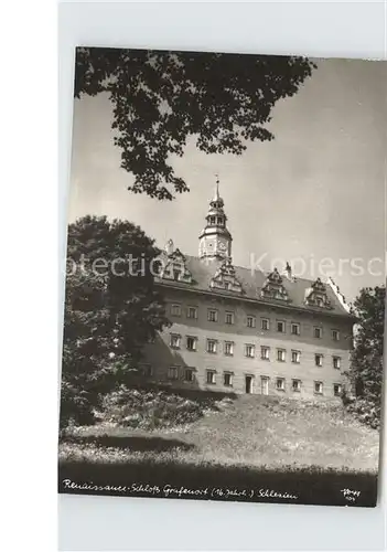 Grafenort Schlesien Renaissance Schloss Grafenort Kat. Gorzanow