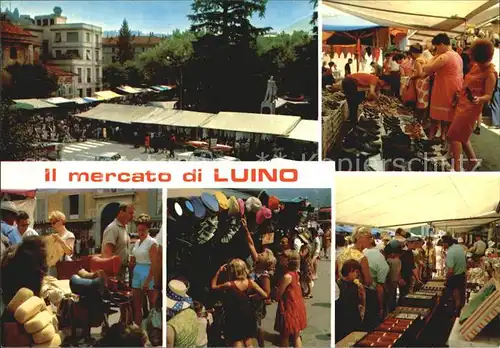 Luino Lago Maggiore Wochenmarkt Kat. Lago Maggiore