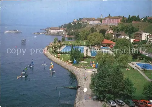 Meersburg Bodensee Freibad Kat. Meersburg