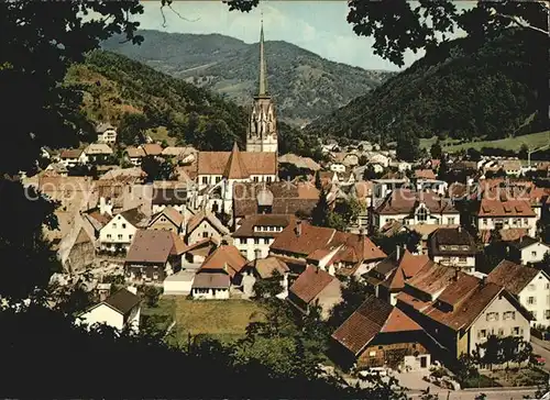 Schoenau Schwarzwald Panorama Kat. Schoenau im Schwarzwald