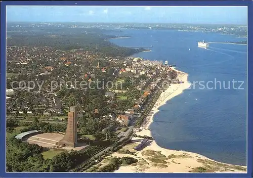 Laboe Fliegeraufnahme Marine Ehrenmal Kat. Laboe