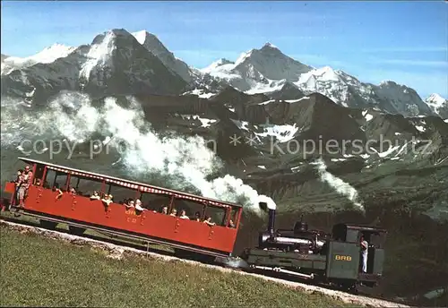 Brienz Rothornbahn Eiger Moench Jungfrau Kat. Eisenbahn