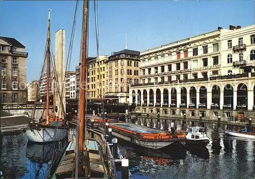 Hamburg Kleine Alster Alsterarkaden Kat. Hamburg