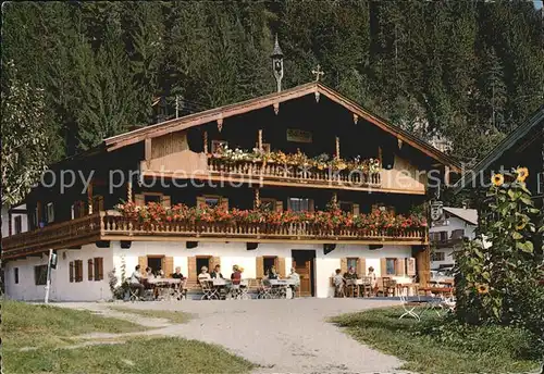 Oberaudorf Pension Cafe Wallerhof Kat. Oberaudorf