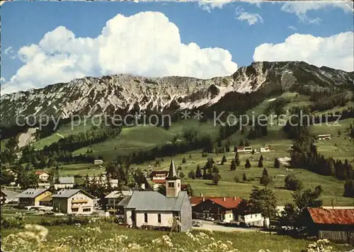 Oberjoch Iseler und Kuehgrund Kat. Bad Hindelang