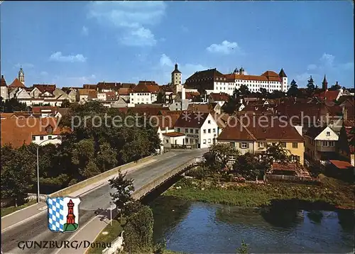 Guenzburg Teilansicht Bruecke Kat. Guenzburg