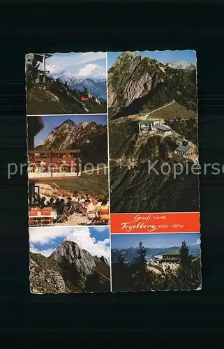 Tegelberg Gipfelstation Tegelberghaus Terrasse Fliegeraufnahme Felsmassiv Kat. Schwangau