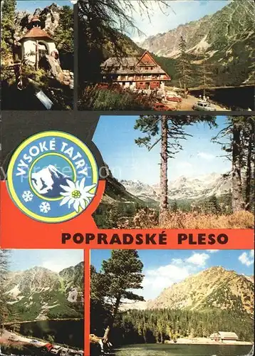 Vysoke Tatry Popradske Pleso Kat. Slowakische Republik