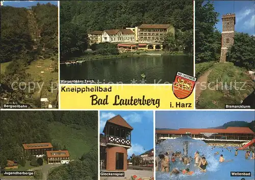 Bad Lauterberg Bismarckturm Wellenbad Bergseilbahn Jugendherberge Kat. Bad Lauterberg im Harz