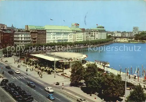 Hamburg Jungfernstieg Alsterpavillon Kat. Hamburg