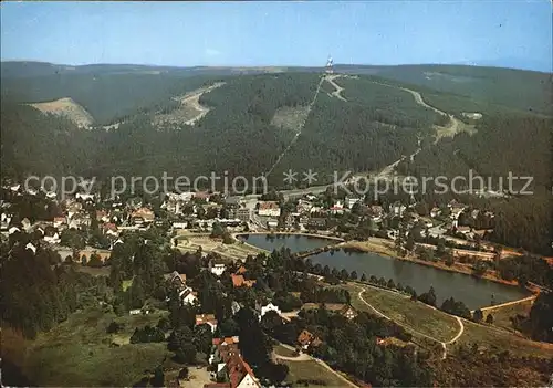 Hahnenklee Bockswiese Harz Fliegeraufnahme Kat. Goslar