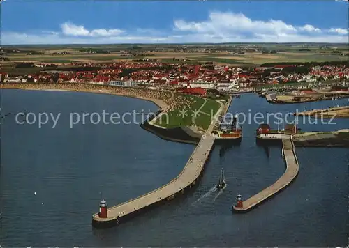 Buesum Nordseebad Fliegeraufnahme Kat. Buesum